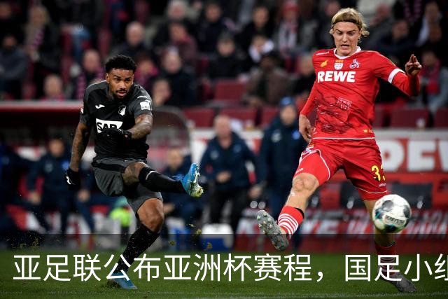亚足联公布亚洲杯赛程，国足小组赛均在黄金时间段